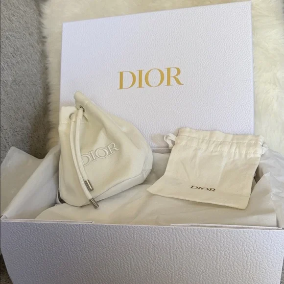 Dior Drawstring Pouch Duo with authentic gift box - Picture 3 of 5